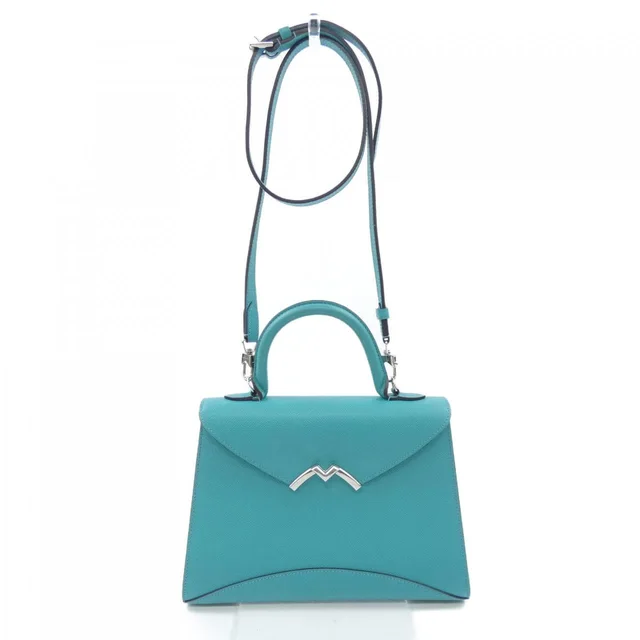 Moynat 2-way handbag Gabrielle Bag in Green type leather from KOMEHYO
