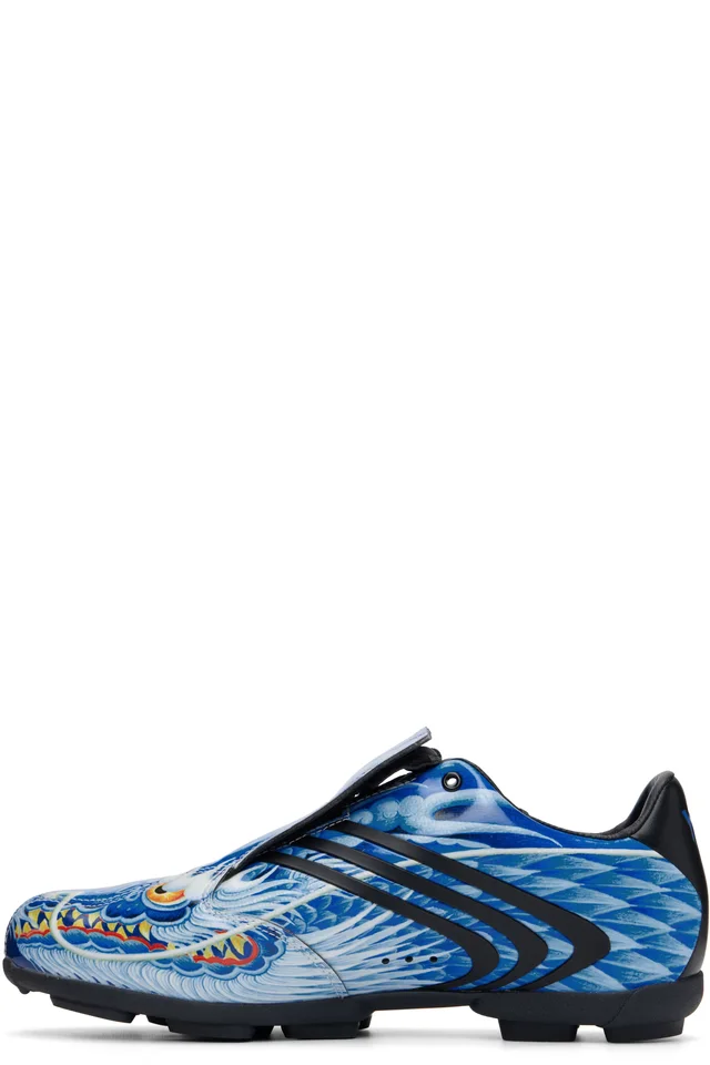 Y-3 Blue F50 Beast Sneakers, photo 3 of 5 from SSENSE
