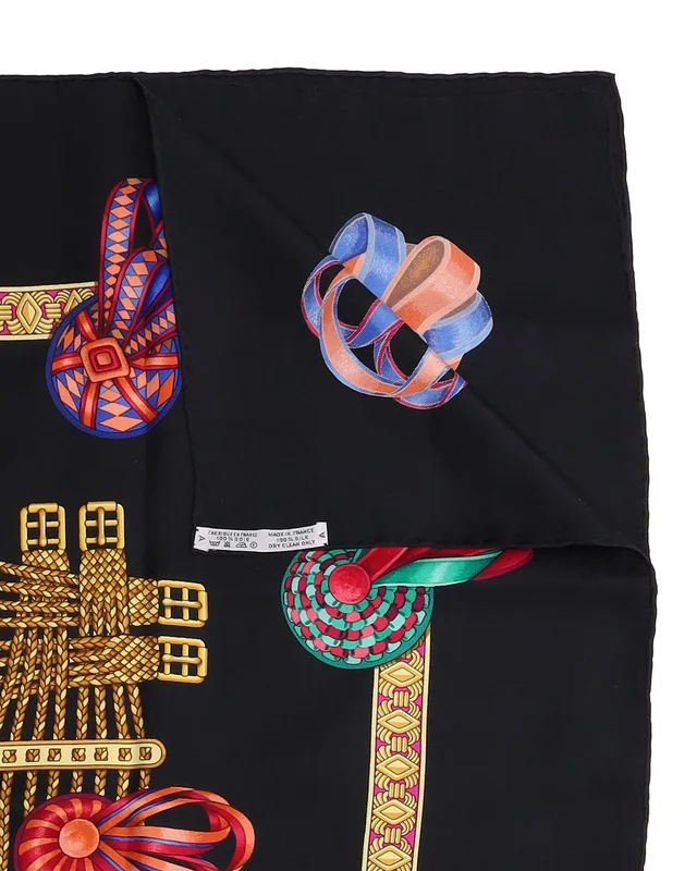 Hermès Carré 90 Les Rubans du Cheval Silk Scarf in Silk from A Retro Tale, photo 3 of 3