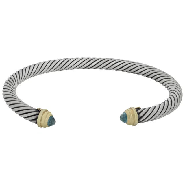 David Yurman Cable Classic cuff in Sterling Silver from Gray And Sons