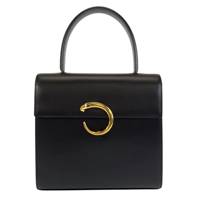 Cartier Panthere Leather Handbag in Leather from LuxUness