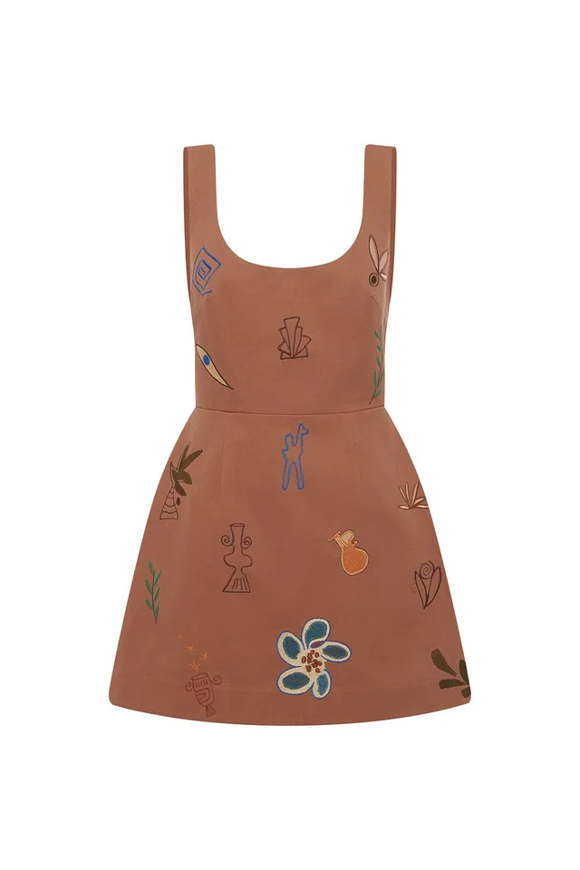 2504 - RESORT 26 DUSTY EMBROIDERED MINI DRESS from Alemais, photo 1 of 1