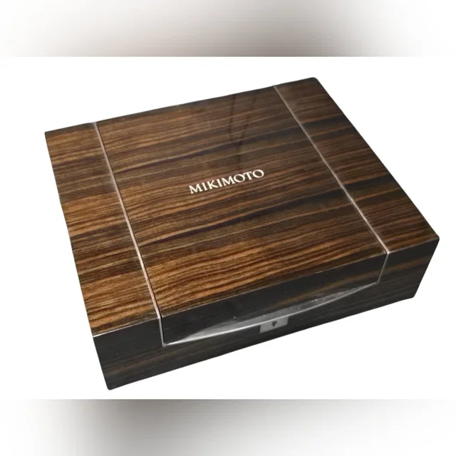 Extremely Rare Mikimoto Large Jewelry Box in brown|red from Poshmark