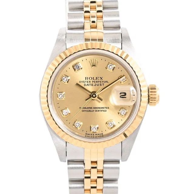 Rolex Watch Datejust Gold in Gold from The Reluxe