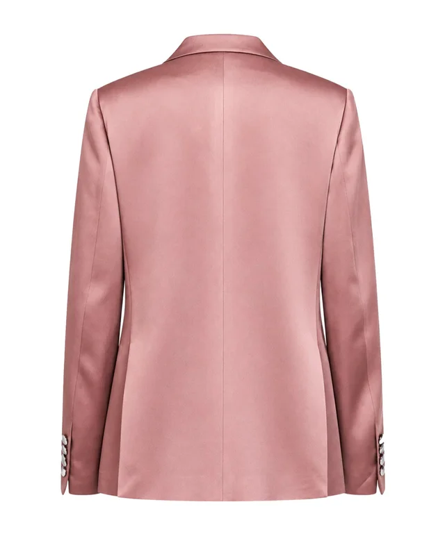 Dries Van Noten Contrast Lapel Double-Breasted Blazer, photo 2 of 3 from SENSER