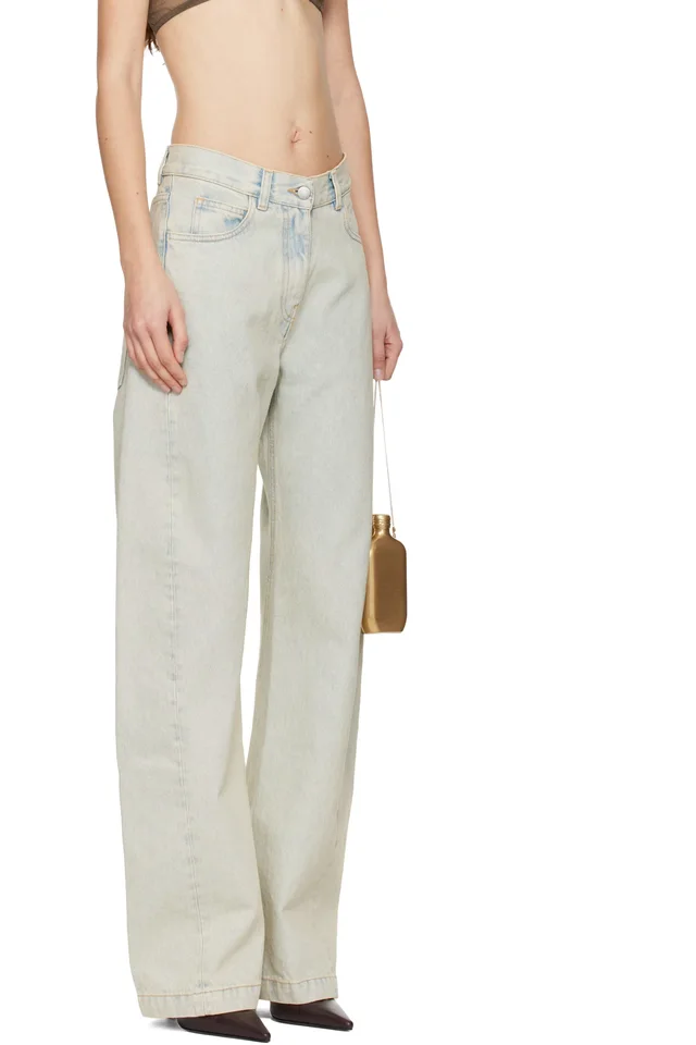 Calvin Klein Collection Blue Loose Jeans, photo 2 of 4 from SSENSE
