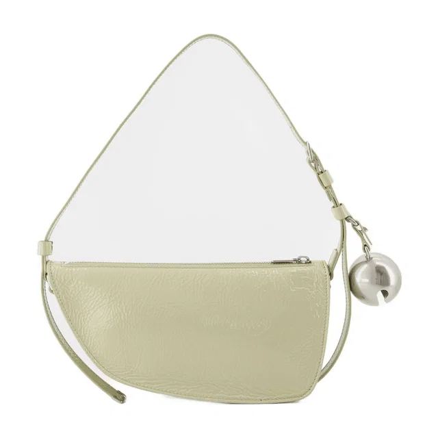 Burberry Shield Sling Mini Wallet — Beige Lambskin in Beige Lambskin from HEWI