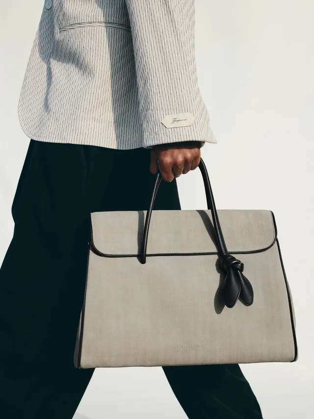 Jacquemus The Turismo made in Italy soft shopper bag., photo 5 of 6 from SENSER