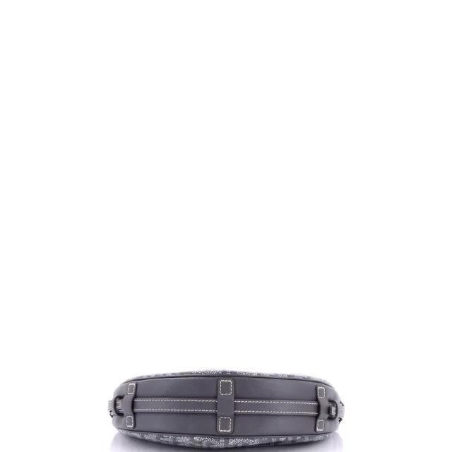 Goyard Hirondelle Shoulder Bag Coated Canvas and Leather in gray Coated canvas from Rebag, photo 4 of 7