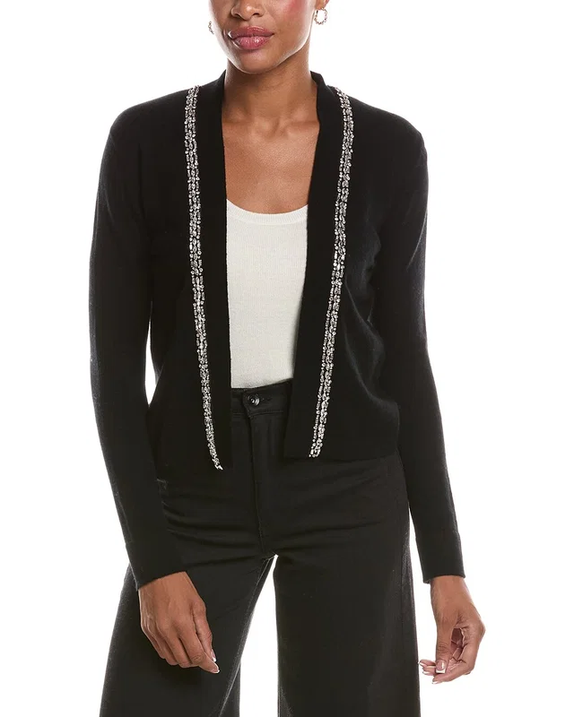 InCashmere Wool & Cashmere-Blend Cardigan, image 1 of 1 from Rue La La