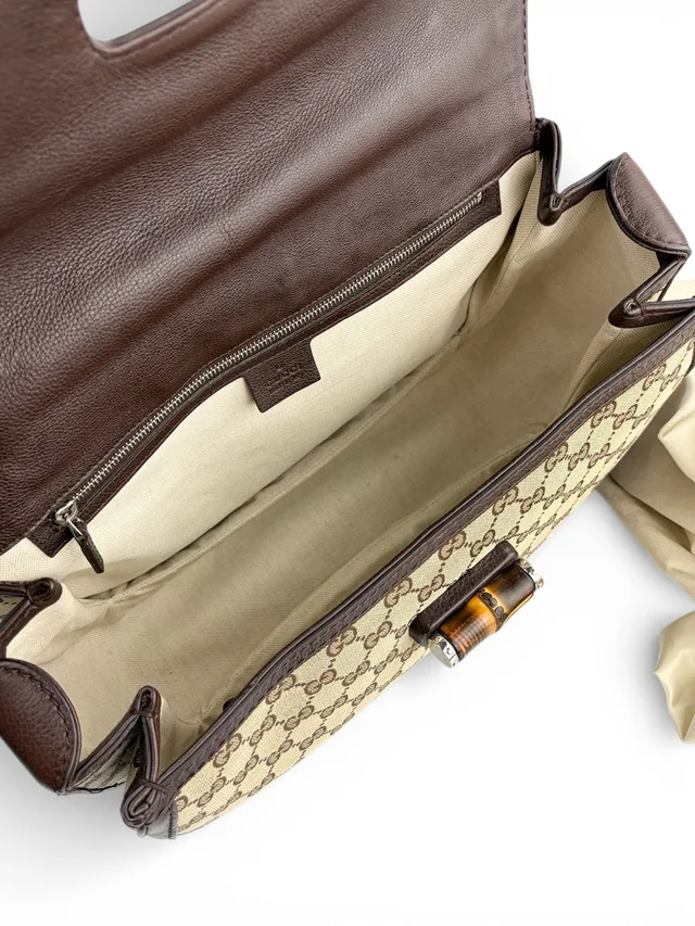 Gucci New Bamboo Monogram Top Handle from Season 2 Consign, photo 1 of 1