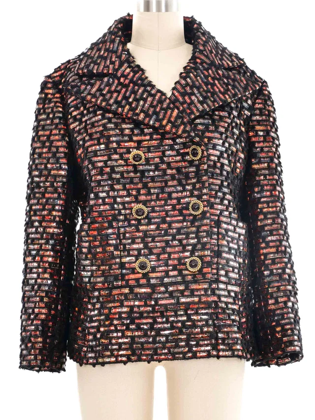 2018 Chanel Paris Hamburg Copper Tweed Jacket in Tweed from Arcade Vintage
