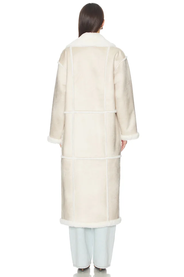 Tularosa Belen Coat in Ivory, photo 3 of 3 from REVOLVE (Canada)