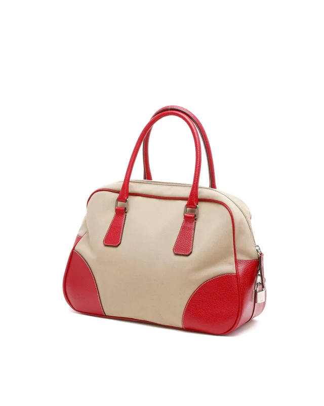 Prada Bowling Cloth Bag in Canvas from A Retro Tale, photo 3 of 8