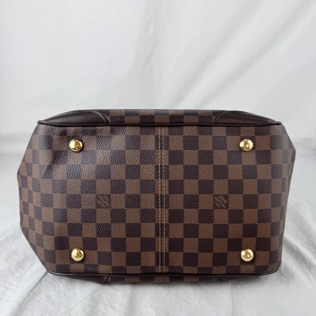 Louis Vuitton Verona MM Damier Ebene Bag in Brown Canvas, Leather, Metal from Reowned, photo 6 of 10