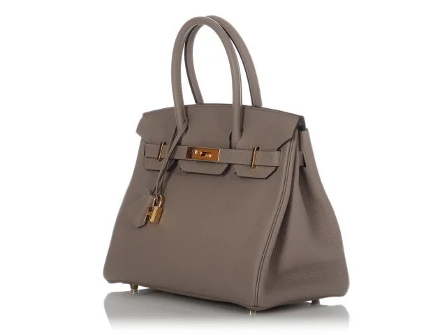 Hermès Gris Asphalte Togo Birkin 30 in Grey Togo leather from Ann's Fabulous Finds, photo 1 of 1