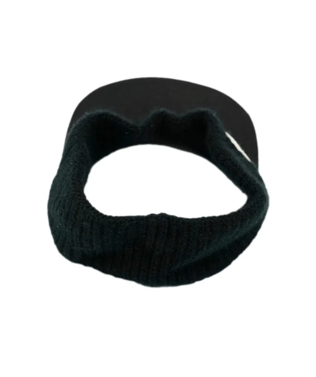 Celine Logo Visor Black Wool in Black Wool from Luxury Promise, photo 2 of 2