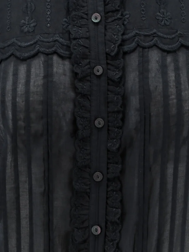 Isabel Marant Étoile Embroidered Ruffle Dress, photo 3 of 3 from SENSER