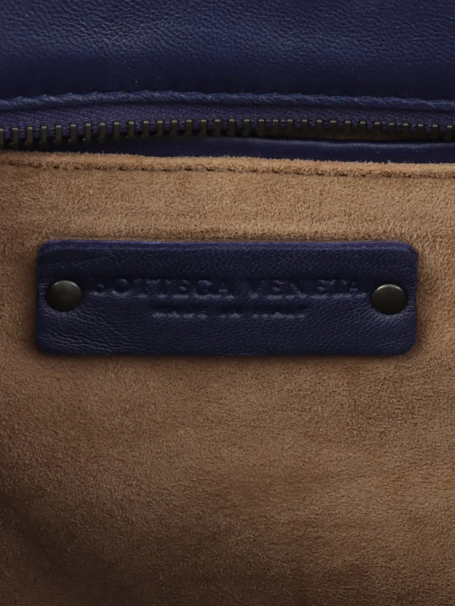 Bottega Veneta Trapeze 2-way handbag Navy from VINTAGE QOO TOKYO, photo 6 of 11