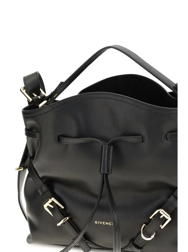 Givenchy Voyou Bucket Bag — Black Calf Leather in Black Calfskin from HEWI