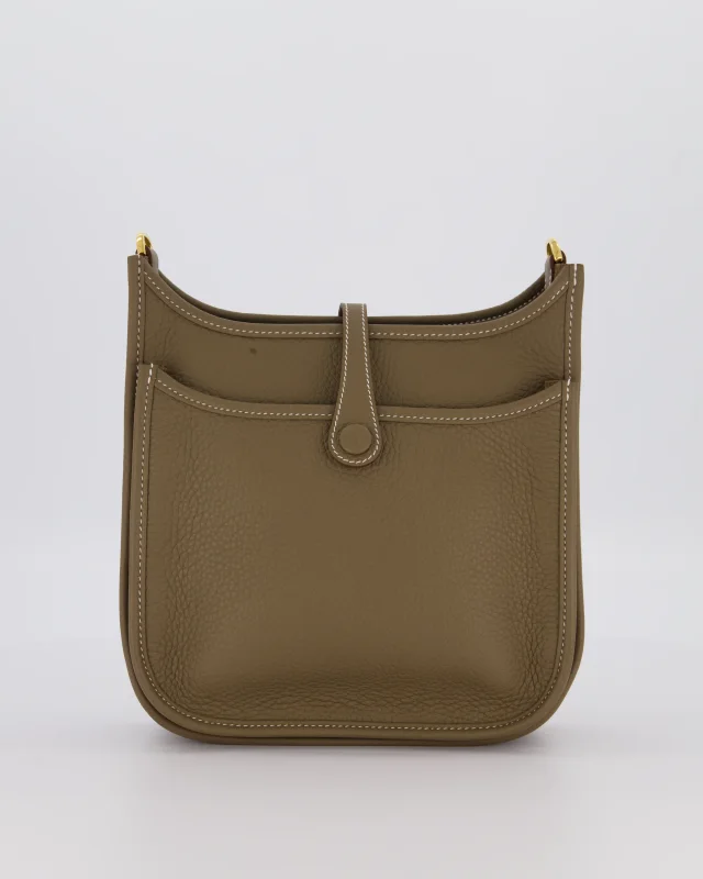 Hermès Evelyne III 23 Bag in Taupe Clemence leather from Sellier, photo 7 of 19