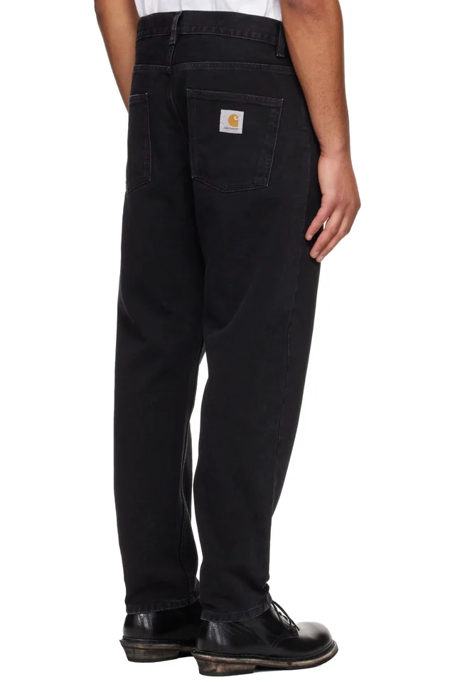 Carhartt Work In Progress Black Newel Jeans, photo 3 of 4 from SSENSE