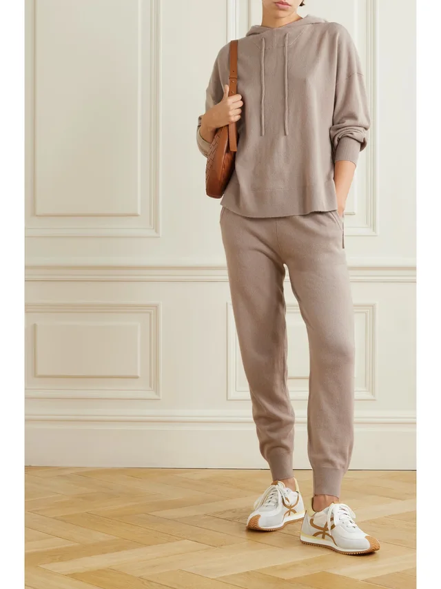 ALLUDE Cashmere hoodie and track pants set in Beige, photo 2 of 2 from NET-A-PORTER (Canada)