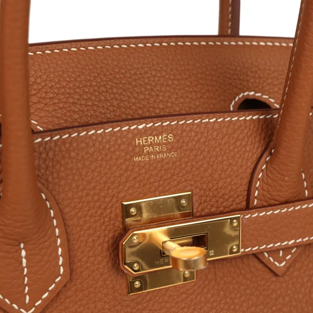 Hermès Birkin 30 Gold Togo Gold Hardware in Gold Togo from Madison Avenue Couture, photo 1 of 1