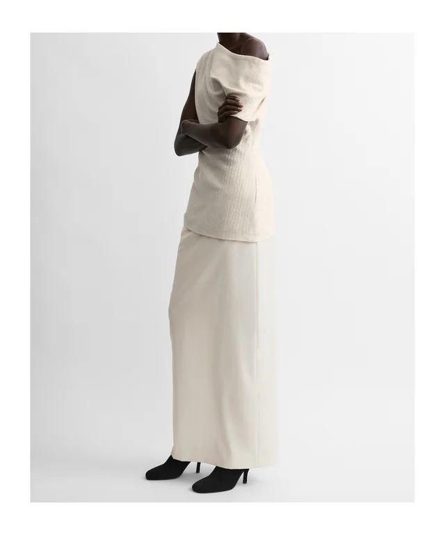 Toteme One-shoulder top ecru, photo 4 of 5 from SENSER