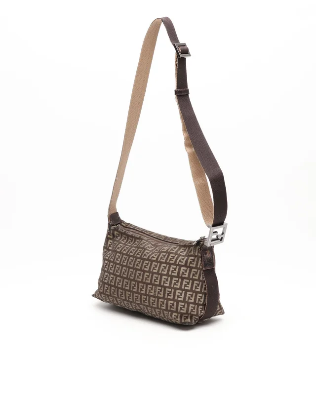 Fendi Zucchino Crossbody Bag in Canvas from A Retro Tale, photo 2 of 12
