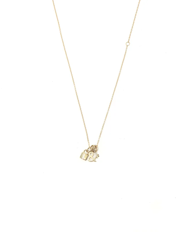 Tiffany & Co. Lock & Key 18ct Necklace from A Retro Tale