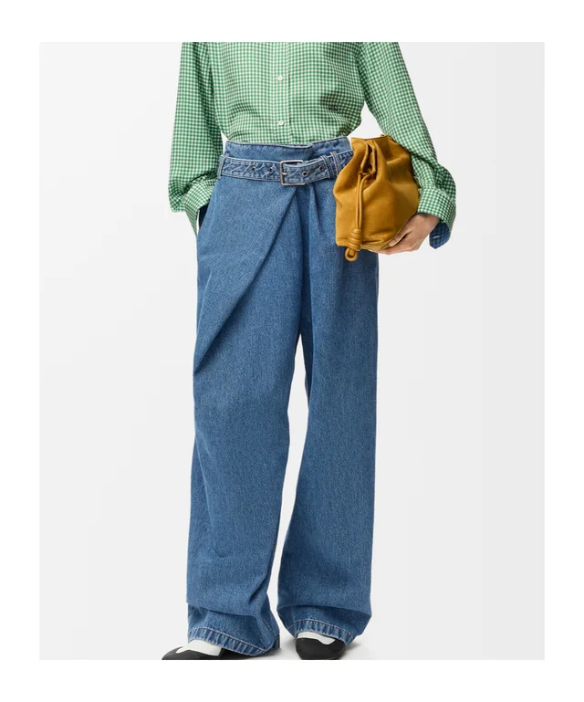 Loewe Draped jeans in denim, photo 5 of 6 from SENSER