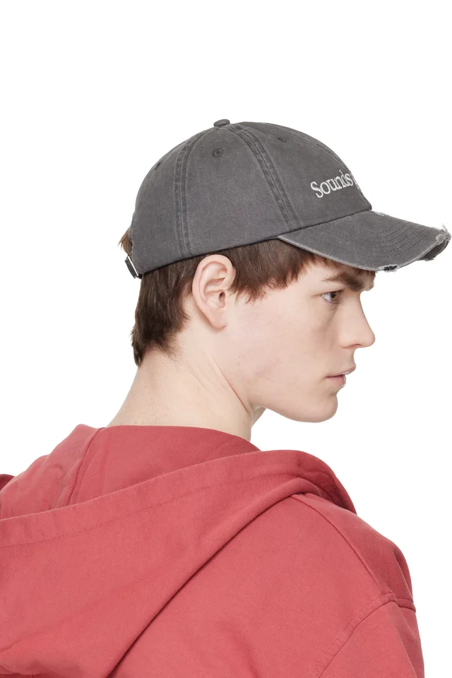 Carne Bollente Gray 'My Cruising' Cap, photo 3 of 3 from SSENSE