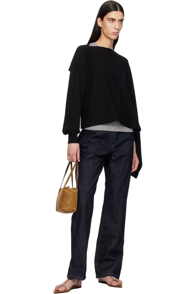 Jil Sander Brown Cage Flat Sandals, photo 5 of 5 from SSENSE
