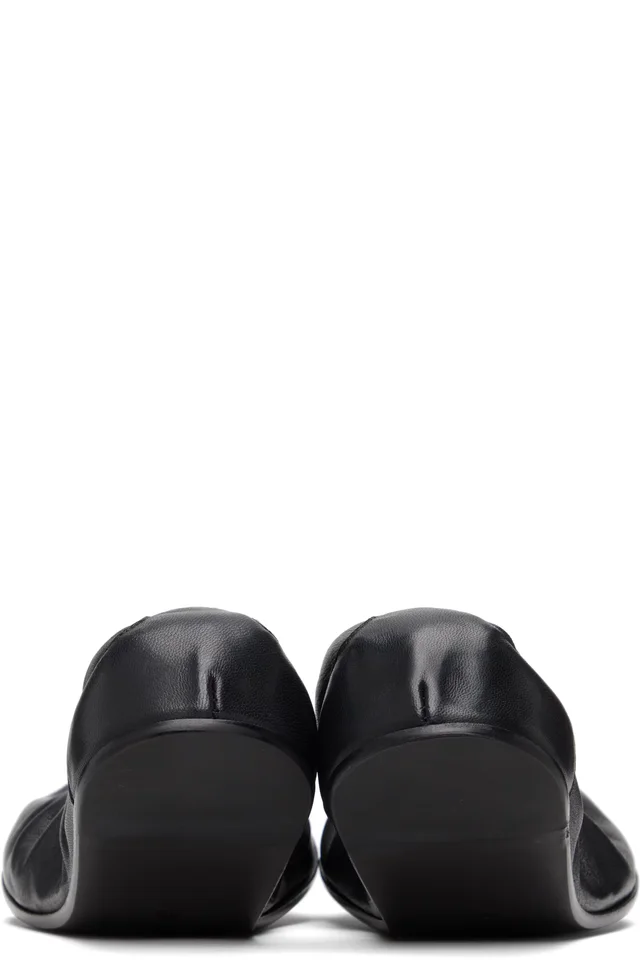 MM6 Maison Margiela Black Anatomic Travel Ballerina Flats, photo 2 of 5 from SSENSE