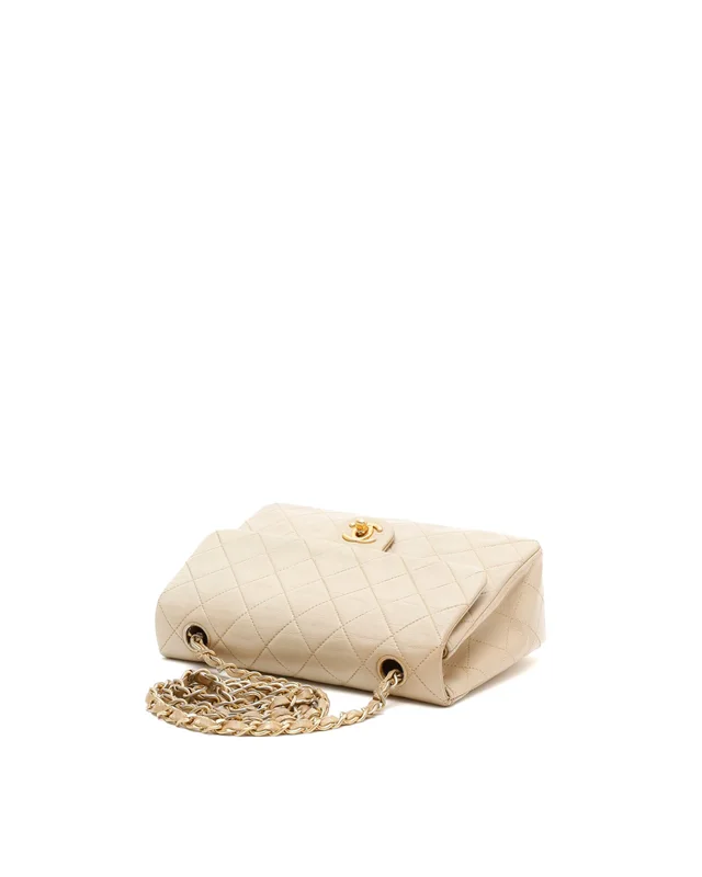 Chanel Classic Mini Square Single Flap Bag in Leather from A Retro Tale, photo 4 of 11