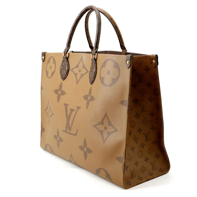 Louis Vuitton Onthego RedM44576 Monogram Reverse Canvas Monogram Giant Size GM in Canvas from GALLERY RARE, photo 2 of 16