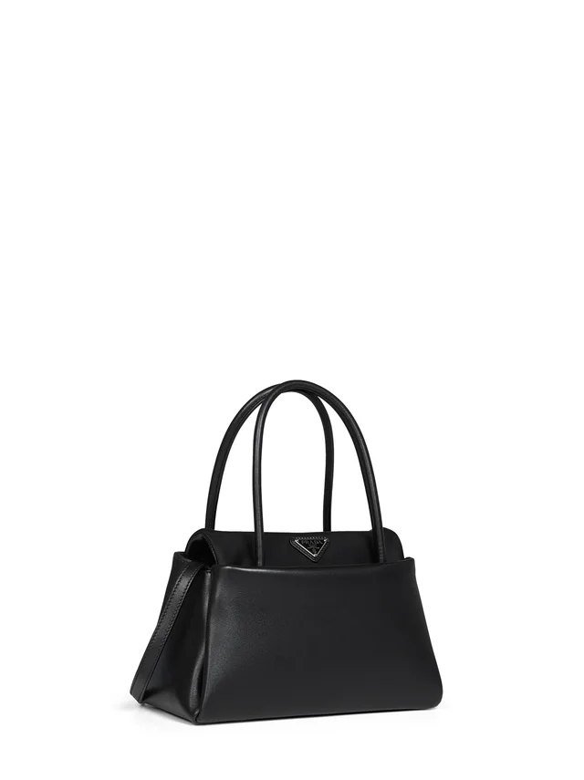 Prada Passage Shoulder Bag — Black Calf Leather in Black Calfskin from HEWI, photo 2 of 2