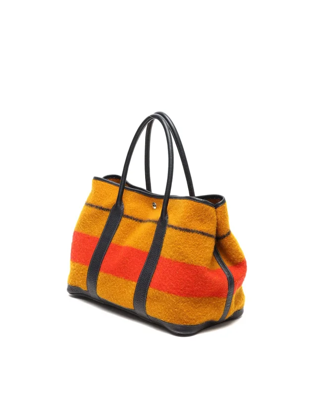 Hermès Rocabar Garden Party 36 Bag in Wool from A Retro Tale, photo 3 of 10