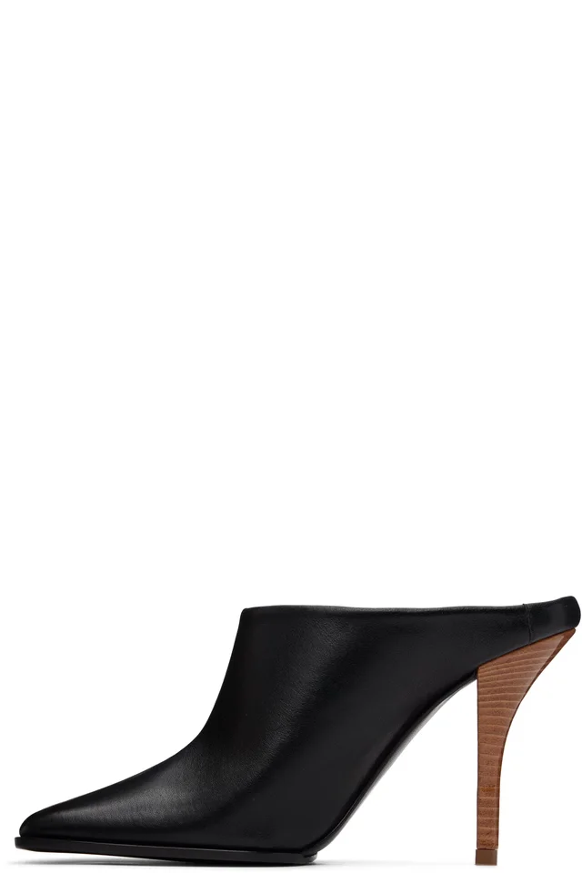 ALAÏA Black Mule Heels, photo 3 of 4 from SSENSE