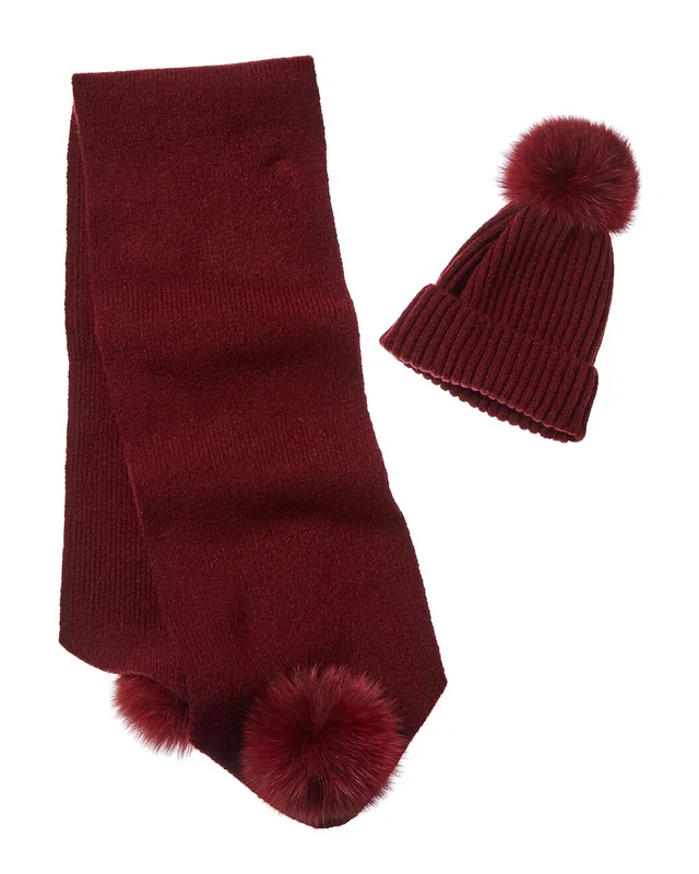 La Fiorentina Wool-Blend Scarf & Hat Set, image 1 of 1 from Rue La La