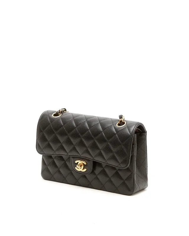 Chanel Small Classic Caviar Double Flap Bag in Caviar leather from A Retro Tale, photo 2 of 10