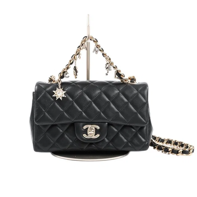 Chanel Shoulder Bag Mini Flap in Lambskin from The Reluxe