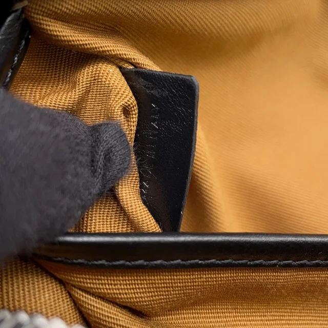 Celine Macadam Pattern Crossbody Bag - The Dancing Kid Collection Black/Brown/Multicolor Leather in Black Leather from GALLERY RARE, photo 15 of 15
