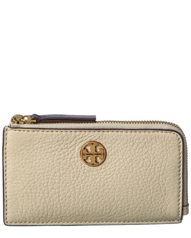Tory Burch Felix Leather Zip Card Case, image 1 of 1 from Rue La La