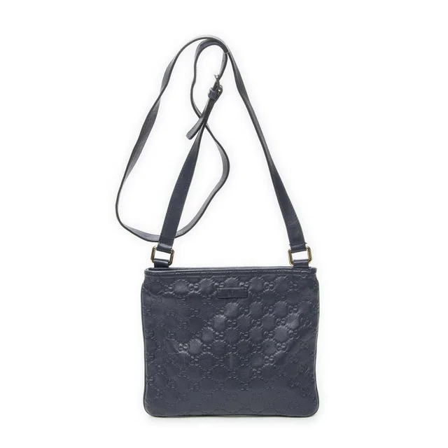 Gucci Messenger Blue Messenger Bags in Blue from The Reluxe