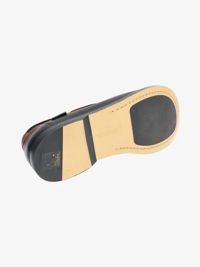 Loewe Black Campo boat shoes - size EU 39 in Black Calfskin from Sign of the Times, photo 8 of 8