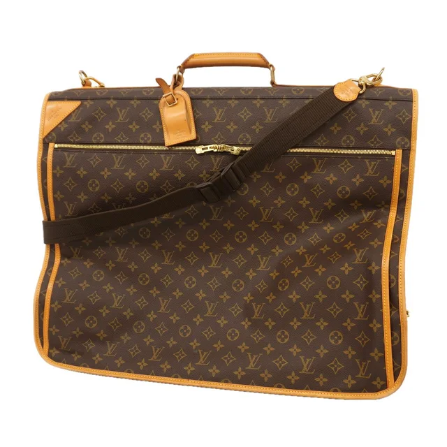 Louis Vuitton Garment Case Monogram Portable Bandouliere Brown 2-Way Bag in Brown from The Reluxe