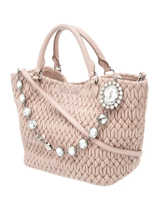 Miu Miu Top Handle Bag in Leather from The RealReal, photo 3 of 6