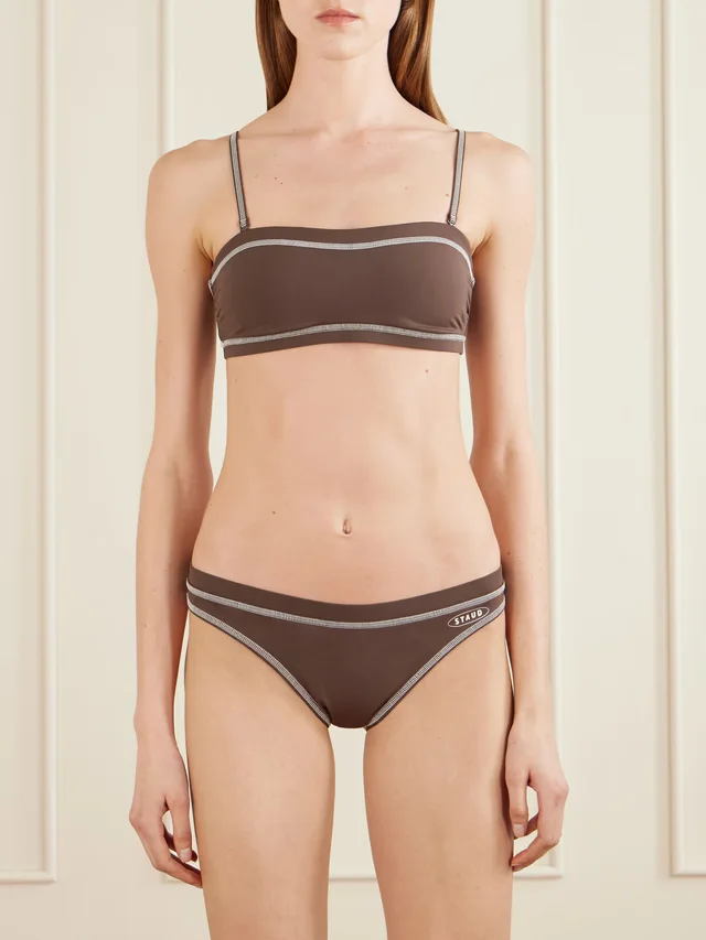 STAUD Gemma bikini briefs in Brown, photo 2 of 2 from NET-A-PORTER (Canada)
